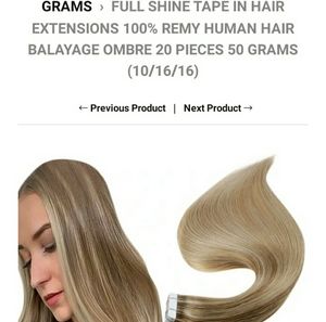 Tape In Human Hair Extensions